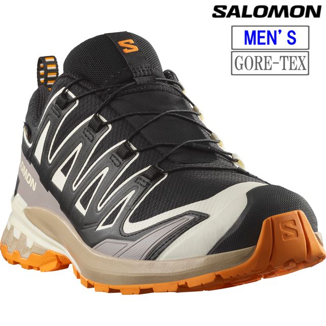 SALOMON サロモン 【メンズ】XA PRO 3D V9 GTX 【ブラック/バニラアイス/ターメリック】 L47881900 ゴアテックス トレイルランニング 防水 登山 ハイキング