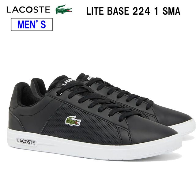 ラコステ LACOSTE 【メンズ】LITE BASE 224 1 SMA 【黒いこと×白いこと】 48SMA0113