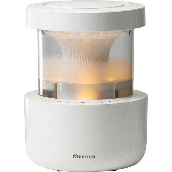 RHYTHM 音楽的リズム 9YYA29RH08超音波式加湿器「MIST 350」ともし火薄墨色