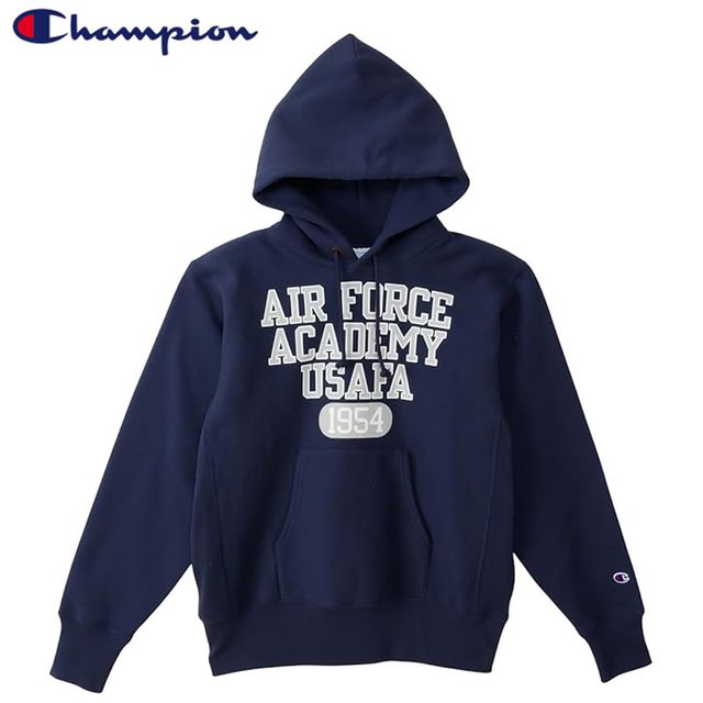 champion チャンピオン 【メンズ】リバースウィーブ(R) フーデッドスウェットシャツ 【ダークネイビー】 C3-C116 ラバープリント 青単タグ