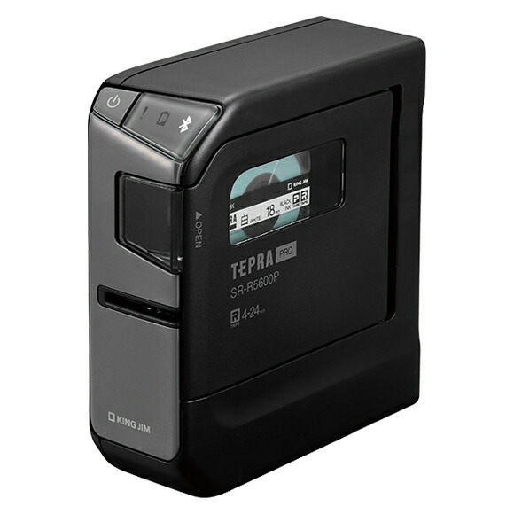KINGJIM キングジム ラベルライター テプラPRO SR-R5600P 今だけ純正テープ2本おまけ ※種類は選べません パソコン・スマートフォン専用 USB・Bluetooth接続 4-24ｍｍ幅対応