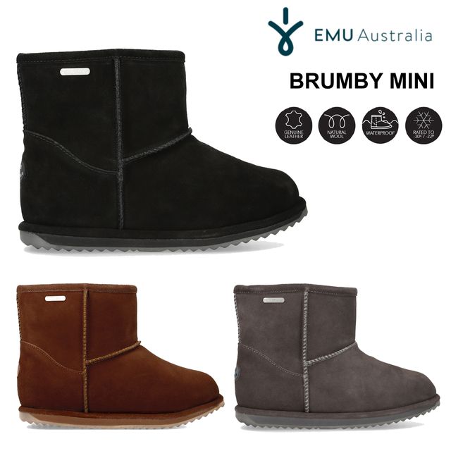 EMU Australia エミュー オーストラリア 【レディース】ブランビー ミニ T10980 本革 防水 メリノウール Brumby Mini｜GIMMICK