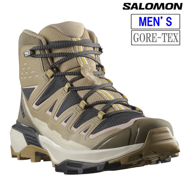 SALOMON サロモン 【メンズ】Xウルトラ 360 境界線 ミッド ゴアテックス 【幻影/乾荒原タン/韻香木ノ実】 L47872400 X ULTRA 360 EDGE MID GORE-TEX 山歩きシューズ