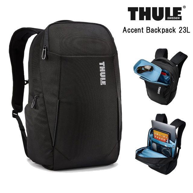 THULE スーリー アクセント バックパック 【ブラック】【23L】 3205381 Accent Backpack 23L|GIMMICK