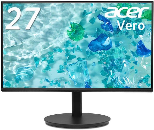 Acer エイサー フルHD対応 27型液晶ディスプレイ Vero AlphaLine (HDMI、90W給電、DP/ブラック/スピーカー) CB272Gbmiprux