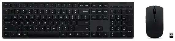 Lenovo レノボ プロフェッショナル ワイヤレス 充電式 キーボード&マウス - 日本語 4X31R64335