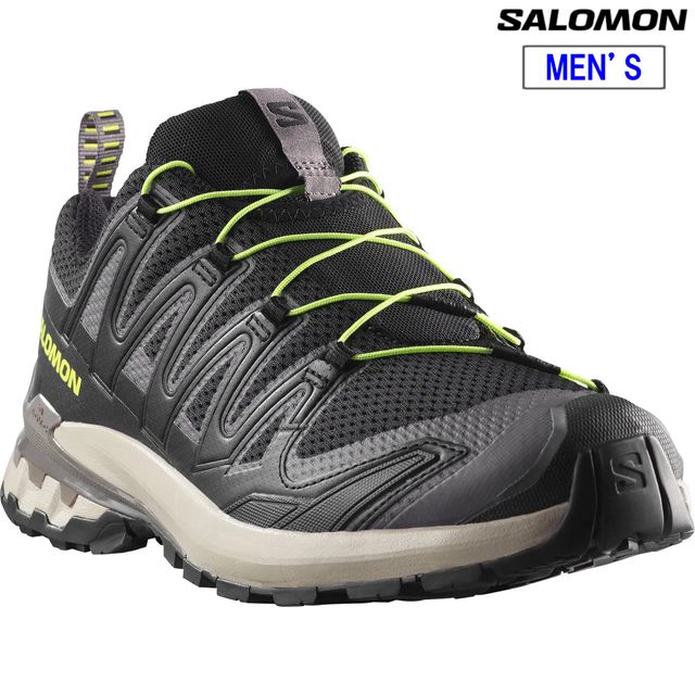 SALOMON サロモン 【メンズ】XA PRO 3D V9 【ブラック/ダークガルグレー/アシッドライム】 L47986500 トレイルランニング 登山 ハイキング
