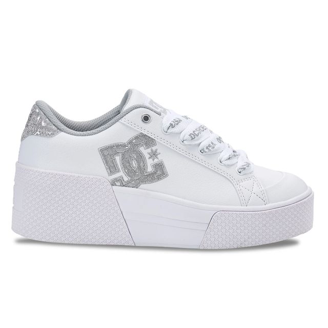 DC Shoes ディーシーシューズ 【レディース】Ws CHELSEA LITE WEDGE SE スニーカー 【ホワイト/シルバー】 DW261607 チェルシー ライト ウェッジ 6,544円