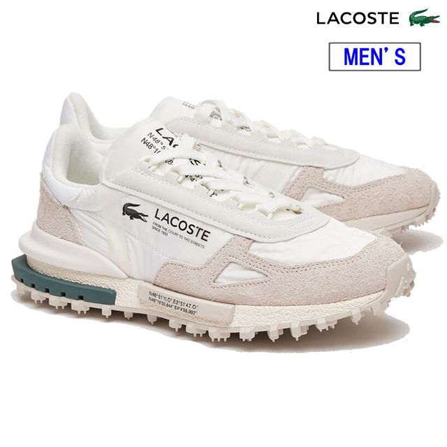 LACOSTE ラコステ 【メンズ】ELITE ACTIVE 223 1 SMA 【ホワイト/ダークグリーン】【25cm】 46SMA0008 エリートアクティブ|GIMMICK