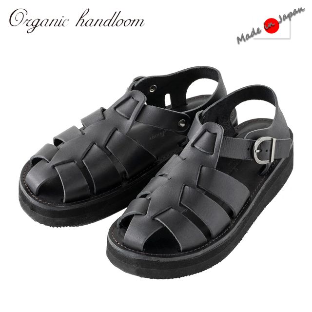 organichandloom オーガニックハンドルーム 【レディース】グルカ プラットフォーム 【ブラック】 OH023009 GURKHA PLATFORM