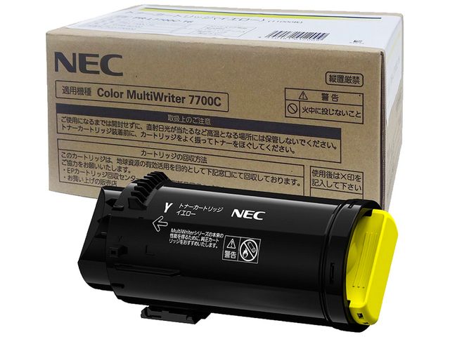 NEC PR-L7700C-16 大容量トナーカートリッジ イエロー 単品購入のみ可（同一商品であれば複数購入可） クレジットカード決済 代金引換決済のみ｜GIMMICK