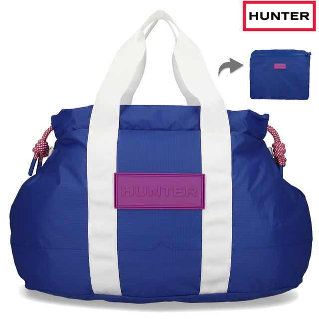HUNTER ハンター トラベル パッカブル リップストップ ホールドオール 【CWF】ナイロンバッグ ボストン UBW7132NRS クルーズブルー / ホワイトウィロー / エナジーフューシャ TRAVEL PACKABLE RIPSTOP HOLDALL 【正規販売店】