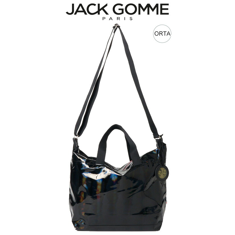Jack Gomme ジャックゴム ORTA【BLACK】ショルダーバッグ neon トリコロールファスナー はっ水生地 25E1858.LVT_ORTA 10062012510037 【正規販売店】
