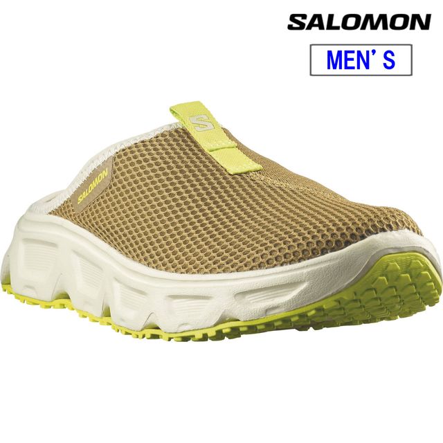 SALOMON サロモン 【メンズ】伸び伸びする横すべり6.0【アスパラガス緑であること/アシッドライム】L47994300 REELAX SLIDE 6.0 リカバリーシューズ 靴-その他