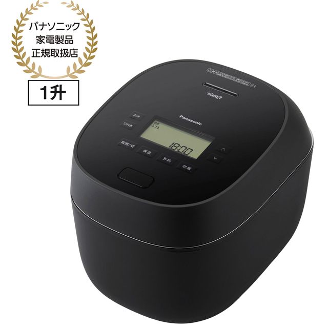 Panasonic パナソニック 炊飯器 おすすめ 1升炊き 一升炊き 可変圧力IHジャー炊飯器 おどり炊き SR-N518E-K ダイヤモンド竃釜 NEWおこわ専用コース お手入れ点数は2点のみ