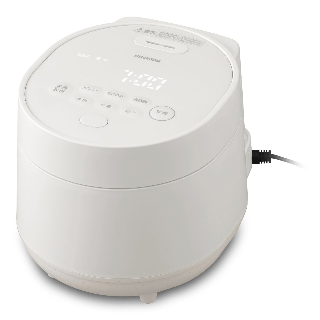 IRIS OHYAMA アイリスオーヤマ ジャー炊飯器 おすすめ 3合炊き 小静電容量 パソコン式 RC-MGB30-W 白いこと 充実の膳立て献立て表積み上げるで、炊飯器1台で盛りだくさんな一皿分の料理ができるので、一皿分の料理のレパートリーが広がります。
