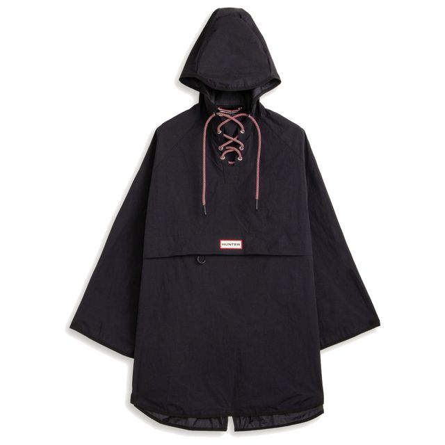 HUNTER 狩り人 【ユニ一発やる】周遊 ポンチョ 【黒いこと】 UOW1000NRS レインウェア TRAVEL PONCHO