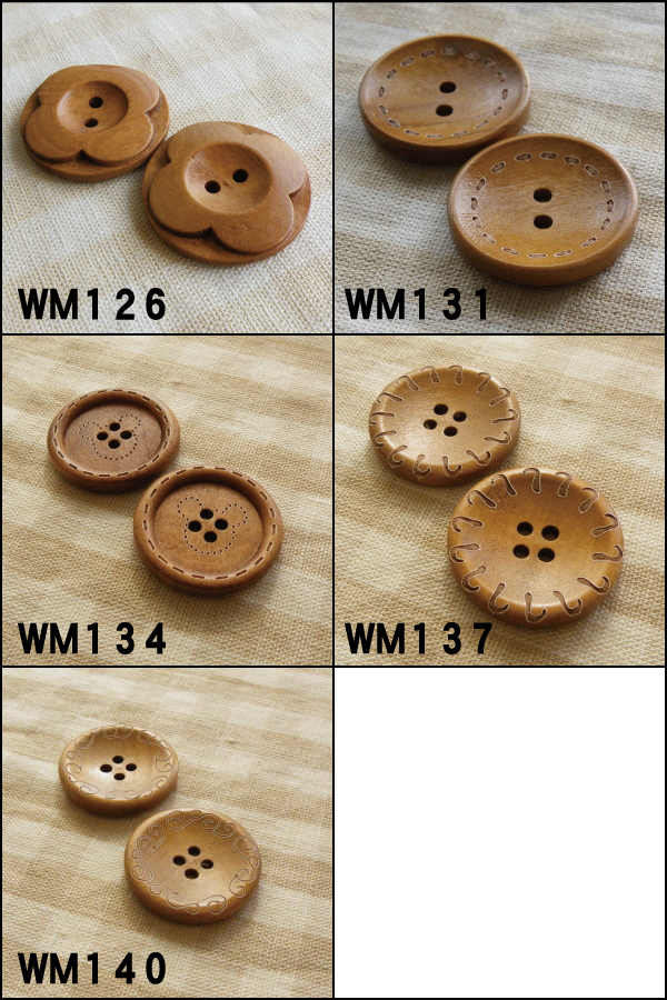 【楽天市場】木のボタン 30mm×2ヶ入≪木 ウッド 釦 ボタン 天然 ナチュラル おしゃれ かわいい パーツ ウッドボタン≫WM126