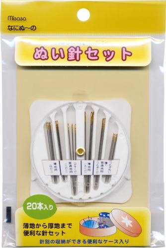 ぬい針セット[No.6304　ミササ　なにぬ〜の　ノーション]縫い針　裁縫針