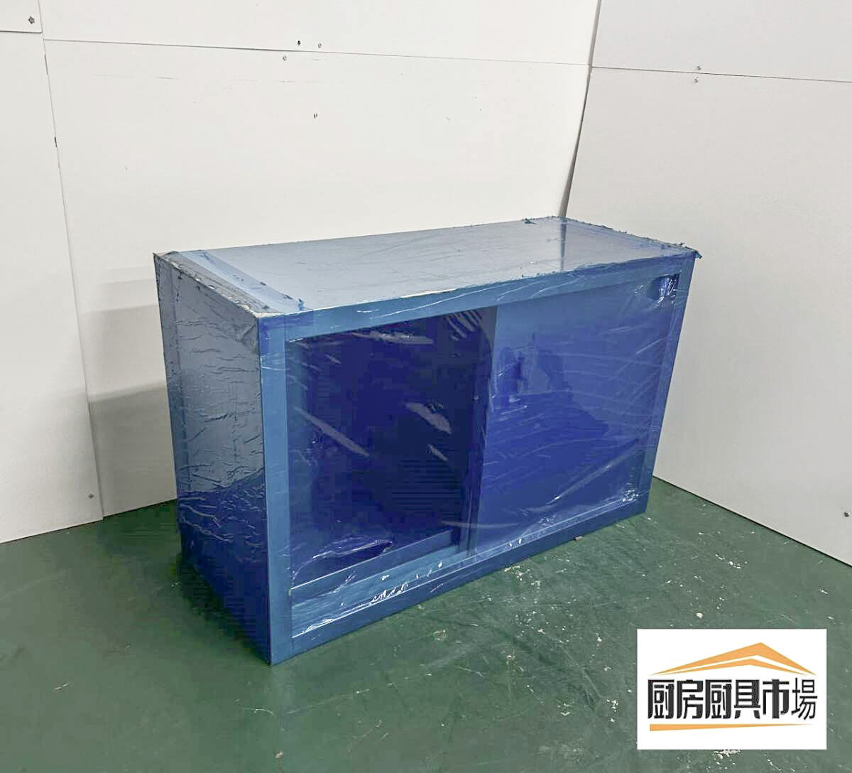 【未使用】番号296　◆ステンレス 吊戸棚　　幅950×奥行400×高さ600　 動作問題なし☆