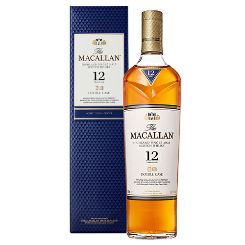 【全品P3倍】 ザ マッカラン ダブルカスク 12年 40度 700ml 正規品 箱付 スペイサイド スコッチ ウイスキー シングルモルト macallan double cask scotch whisky 八幡 全品P3倍は4/4 20:00～4/10 01:59まで