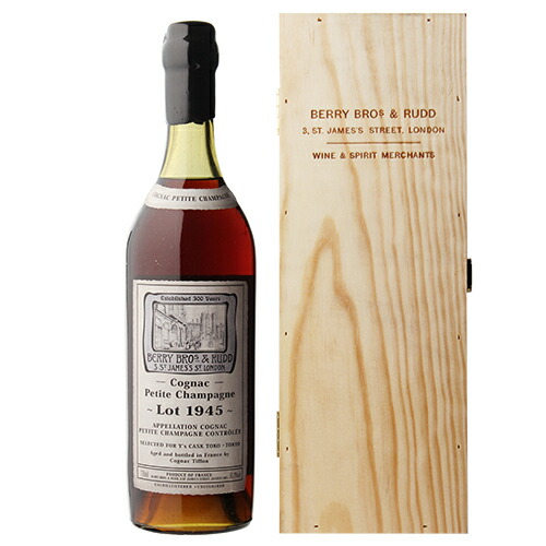 BB&R プティ シャンパーニュ1945 復刻ラベル 700ml 50.3度 ブランデー コニャック フランス 長S