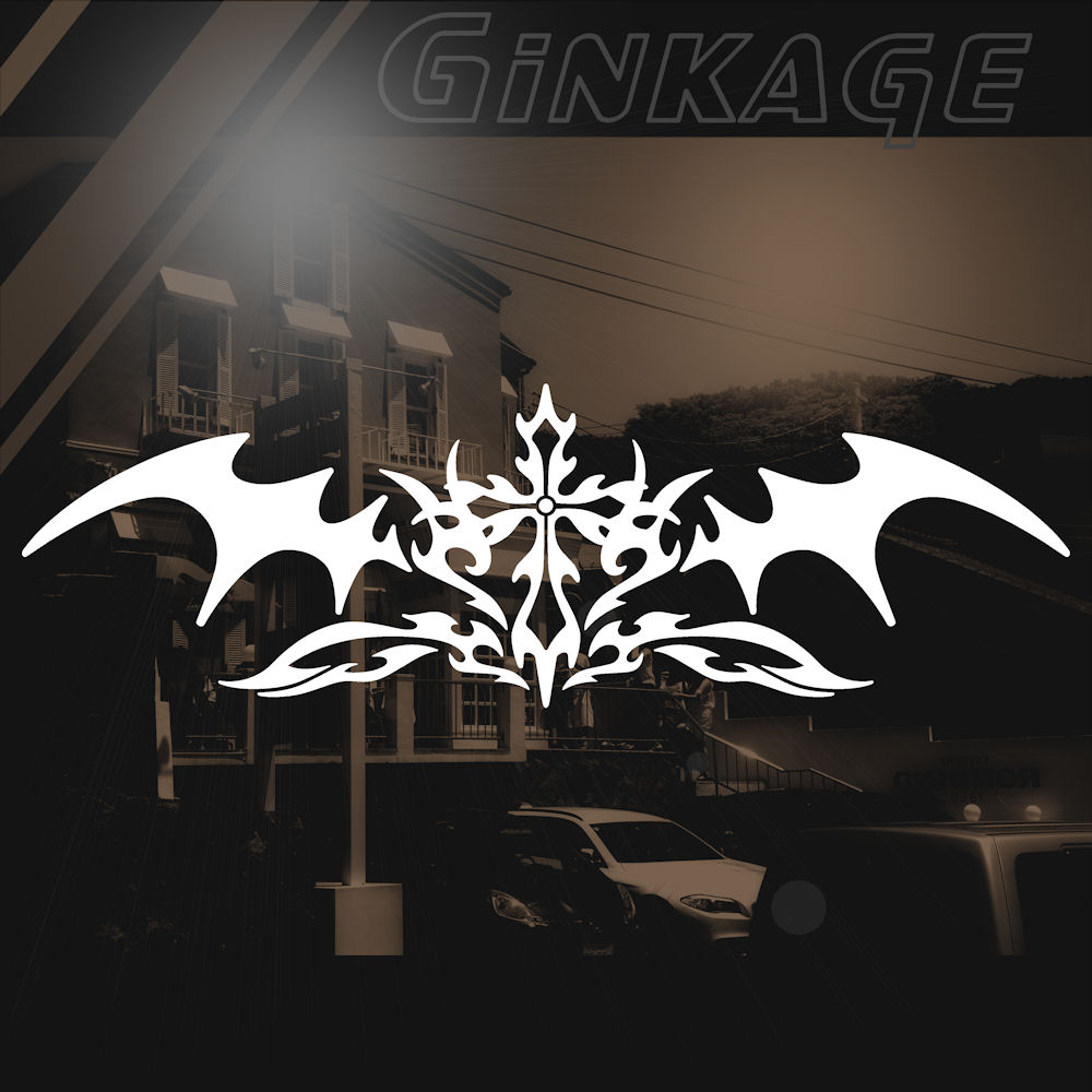 楽天市場 ステッカー かっこいい 十字架 トライバル クロス サイズ ８ｃｍ ２４ｃｍ カッティング 車 バイク サーフ デカール ステッカー カッティングステッカーの銀影工房