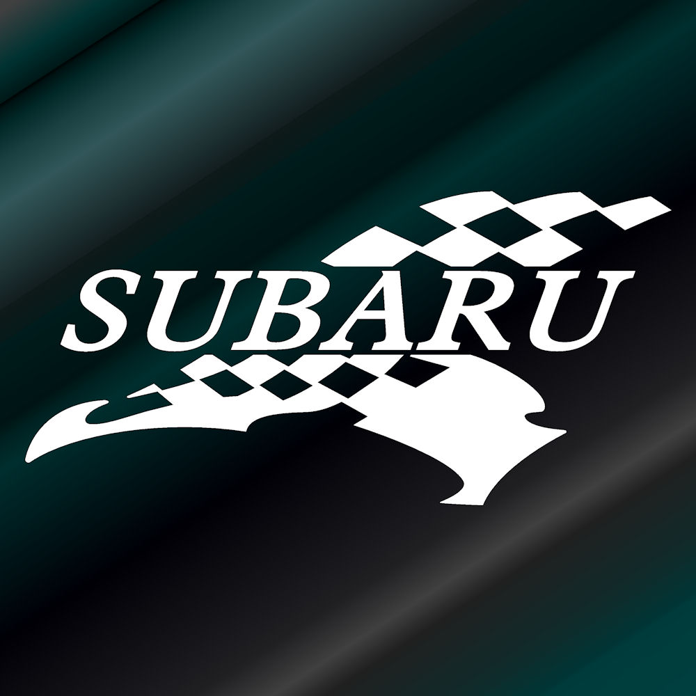 楽天市場 かっこいいフラッグ エンブレム ステッカー スバル ｓｕｂａｒｕ枠サイズ ５ｃｍ １０ｃｍ 左向き レーシング ステッカー 車用 ステッカー カー用品 バイク用品 デカール カーステッカー かっこいい ドレスアップ カッティングステッカーの銀影工房