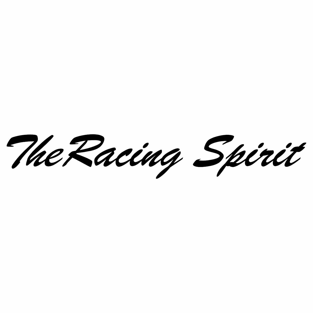 The Racing Spirit ドレスアップ カット文字 車 ステッカー ３M社製 強粘着 各メーカー用 スポーツ カー ステッカー 枠サイズ：１２ｃｍ×７４ｃｍ 転写式 デカール カッティング ステッカー 6,006円