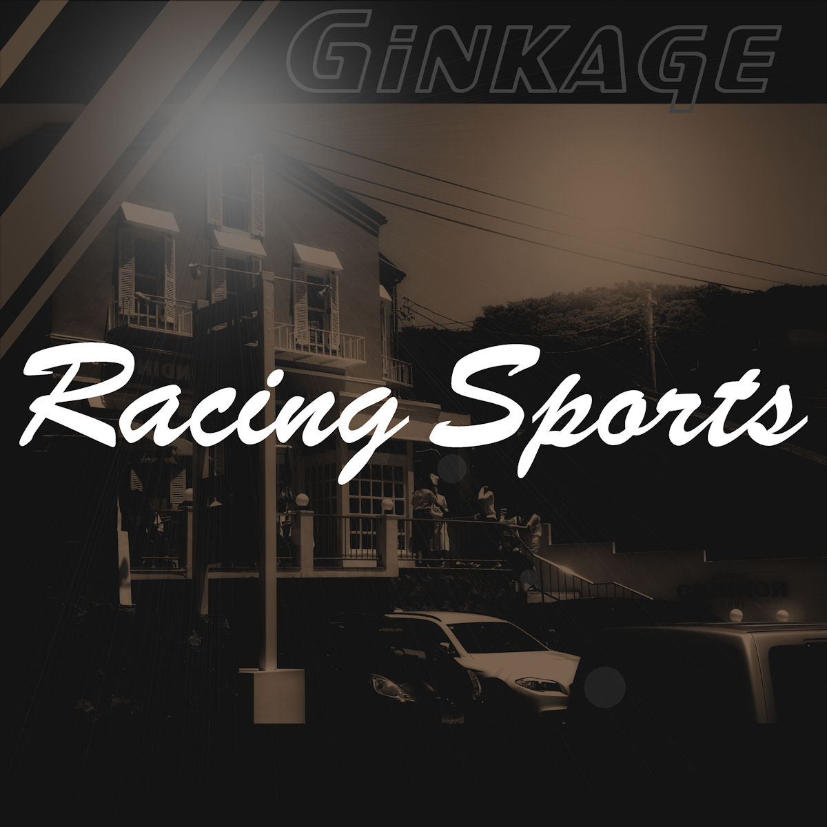 レーシング スポーツ Racing Sports ステッカー 枠サイズ：１０ｃｍ×５０ｃｍ ３M社製 強粘着 デカール カッティング シート