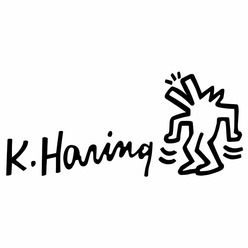 キース・ヘリング 「Lil'Angel 小さな天使」 絵画 キース・ヘリング オフセット「Lil'Angel 小さな天使」画寸 49