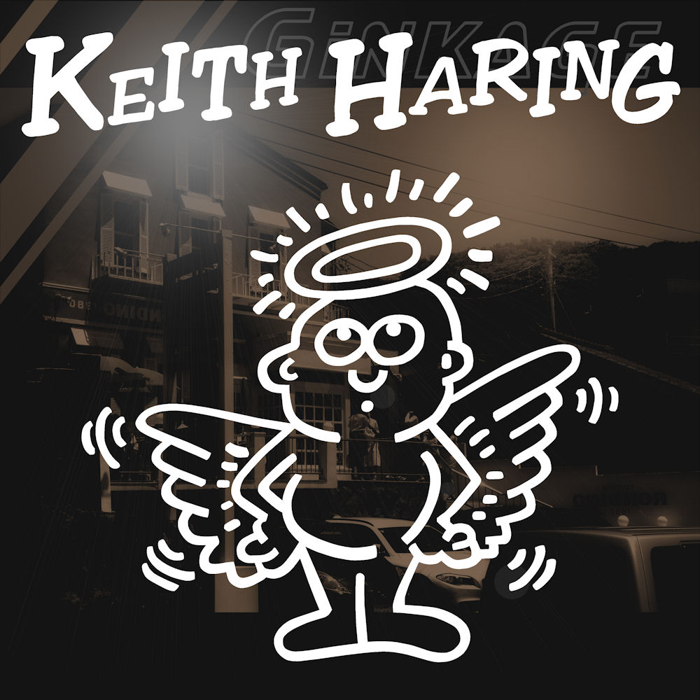 楽天市場】キースへリング 幸運を呼ぶ天使 ステッカー 車 アウトドア