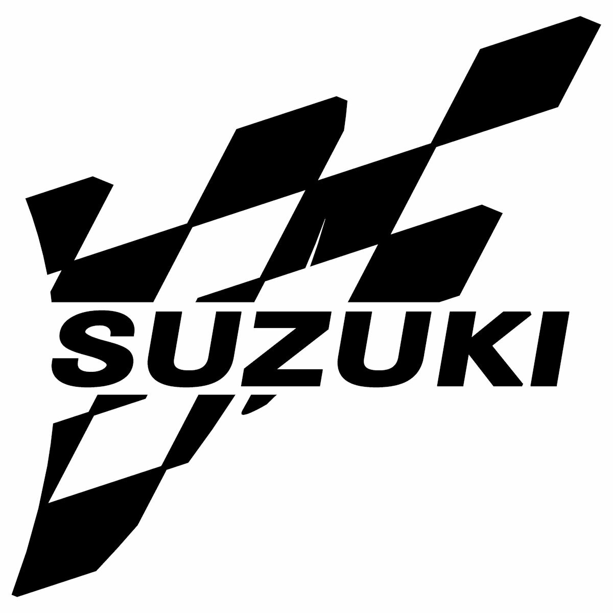 スズキ 車 バイク用 ステッカー かっこいい スポーツ メーカー ロゴ チェッカー フラッグ 選べる ブランド エンブレム サイドミラー フェンダー カウル ヘルメット 燃料タンク 3M社製 純正 外装 レーシー ステッカー|カッティングステッカーの銀影工房