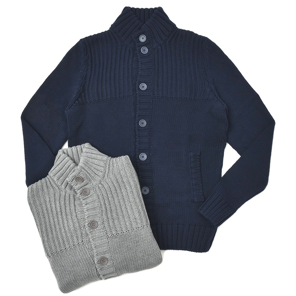 Zanone ザノーネ ミドルゲージコットンスタンドカラーニットカーディガン Chioto Ginlet Zy377 Ginlet ジンレット 国内正規品 Ma Ry Ya 送料無料 ジャケット 対応