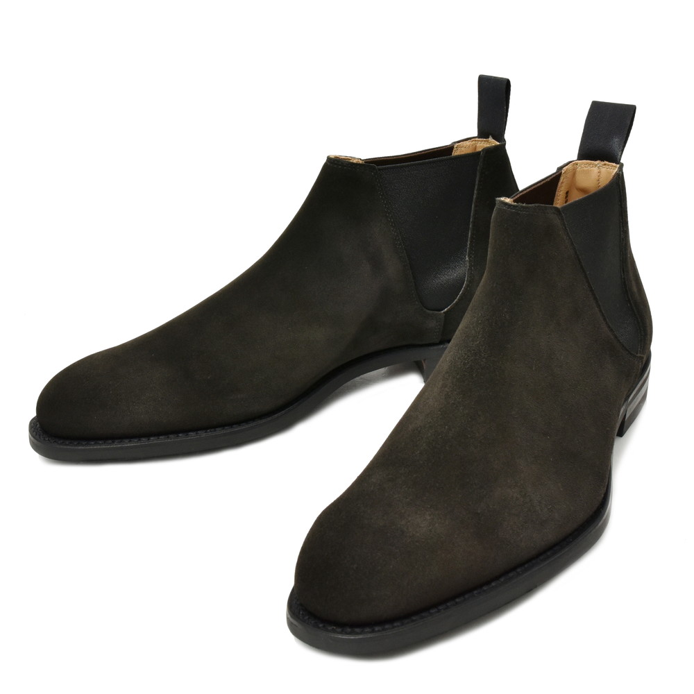 Sale30 Crockett Jones クロケットアンドジョーンズ ラルディーニ カーフスエードミドルカットサイドゴアブーツ Cranton 6447 メンズ靴 ファッション
