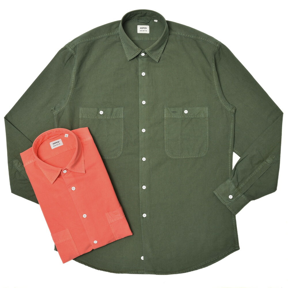 即発送可能 楽天市場 Aspesi アスペジ ガーメントダイコットンオックスフォードワークシャツ Mod C a4311l551t Ginlet ジンレット 最適な価格 Advance Com Ec