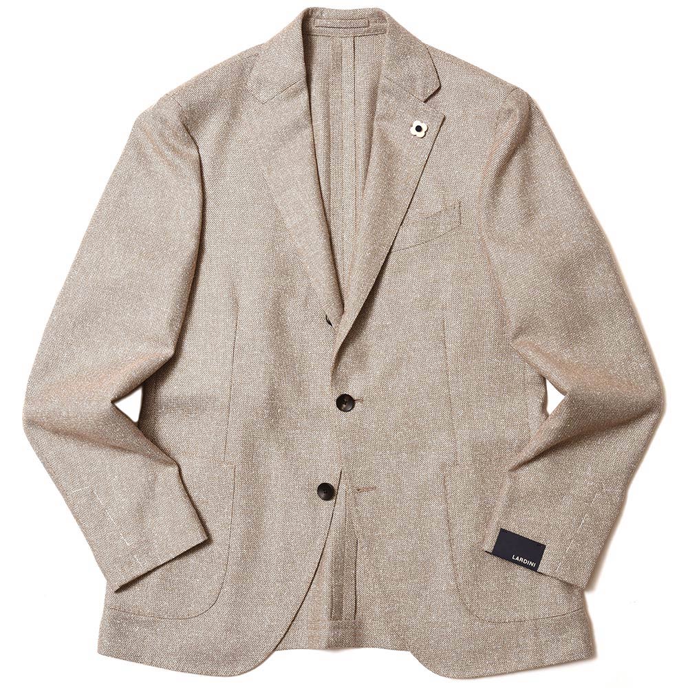LARDINI ラルディーニ 3Bジャケット ウール ブラック 44サイズ 春の 