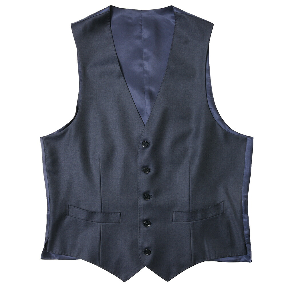 【S20】guji（グジ）SUPER150\u0027sウールギャバジンソリッドジレ(MADE BY RING JACKET / LoroPiana布切れ当て嵌める)【オール時期】14021204028