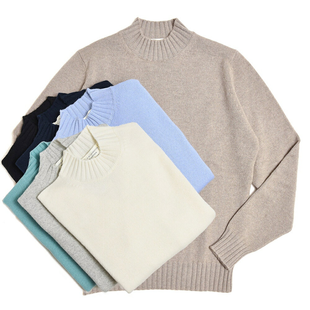 【楽天市場】FILIPPO DE LAURENTIIS（フィリッポ デ ローレンティス）7ゲージウールカシミアモックネックニット