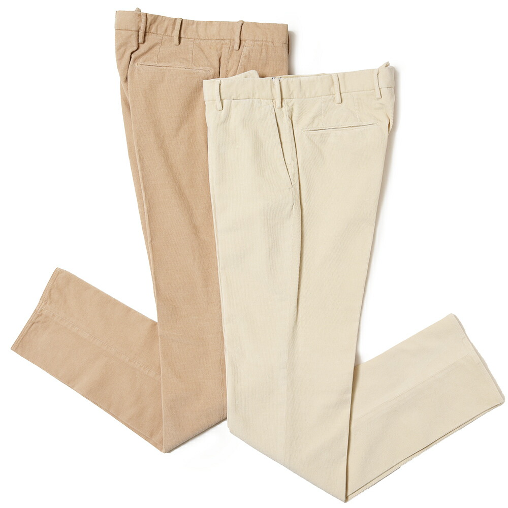 INCOTEX（インコテックス） SLIM FIT ガーメントダイストレッチコットンコーデュロイテーパードパンツ 1W0030-4885A/82510 13032202052