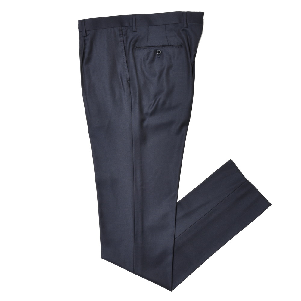 【S20】guji（グジ）SUPER150\u0027sウールソリッド1プリーツテーパードパンツ (MADE BY RING JACKET / LoroPiana布切れ当てはめる)【オール季節】13032201028