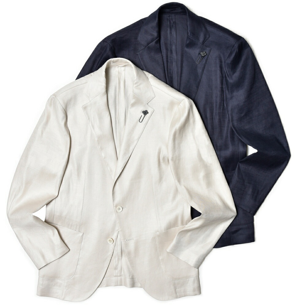 LARDINI（ラルディーニ） IZUMOイズモ ストレッチリネンレーヨンライトウェイトシャツジャケット JZIZUMO/EQSK62422 17041000109