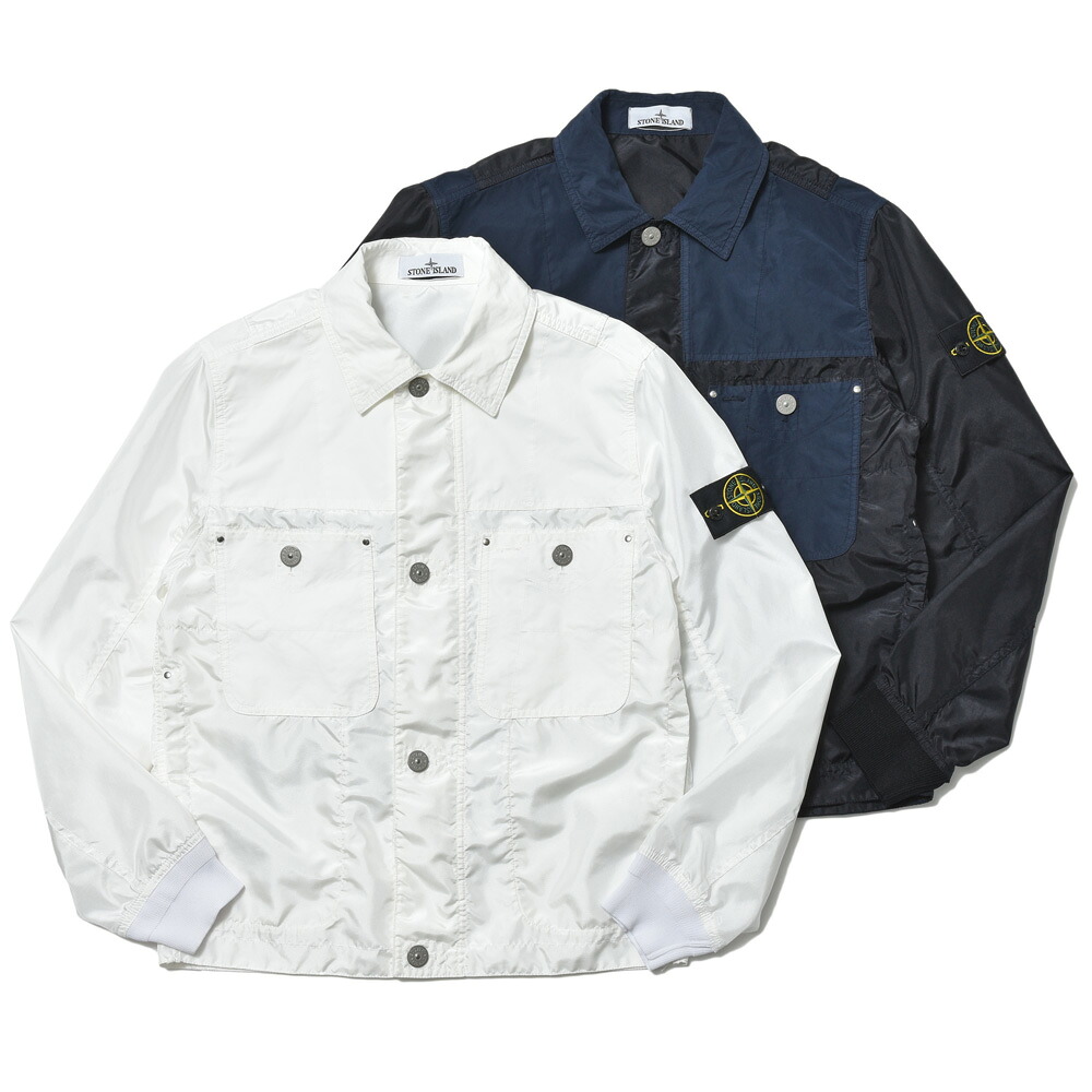STONE ISLAND(ストーンアイランド) ポリエステルナイロントラッカージャケット 80-154-29-32 14041402198