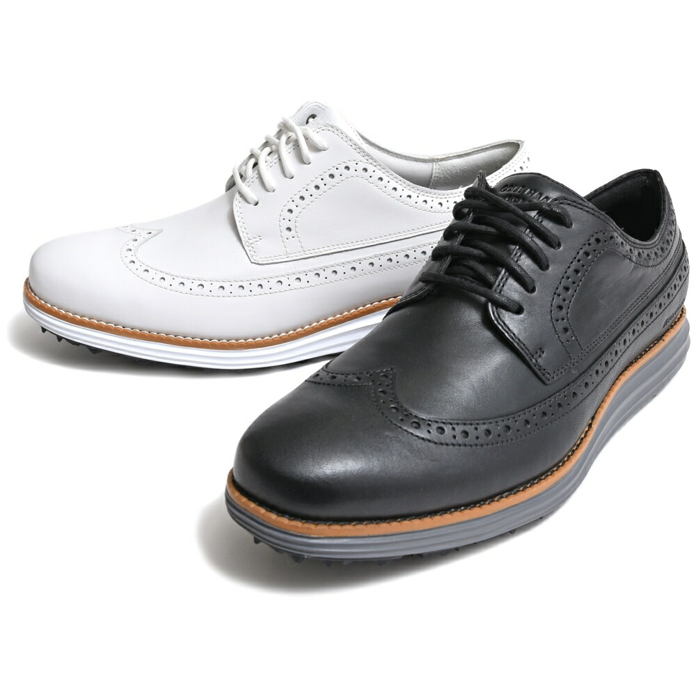 COLE HAAN(コール ハーン) ウォータープルーフウイングチップゴルフシューズ(スパイクレス) C37230 15041600130