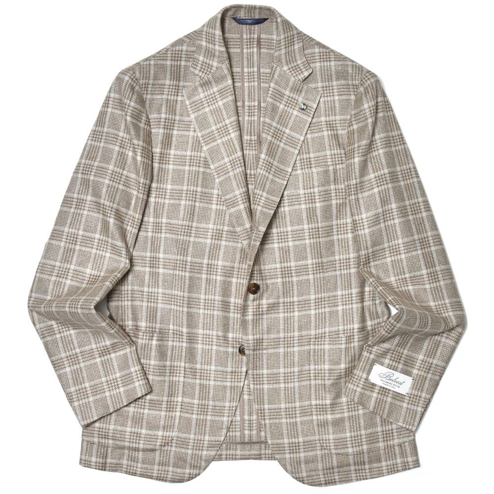【S30】Belvest（ベルベスト）シルクライトツィードオーバーチェック3Bジャケット JACKET IN THE BOX G10307-5232 17041204020 PS3｜ginlet（ジンレット） 101,255円