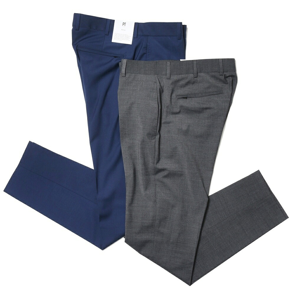 PT TORINO（ピーティー トリノ）Active積極的 EPSILONイプシロン ウォッシャブルウールテーパードクロップドパンツ COASEPZZ0KLT 13041600081   なおなお書き3