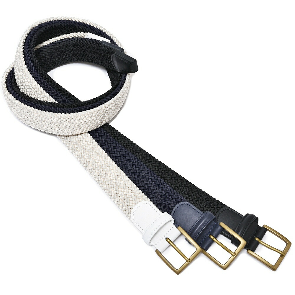 Anderson\u0027s（アンダーソンズ）ラバーエラスティックメッシュベルト(35粍幅) NE37 18141600035