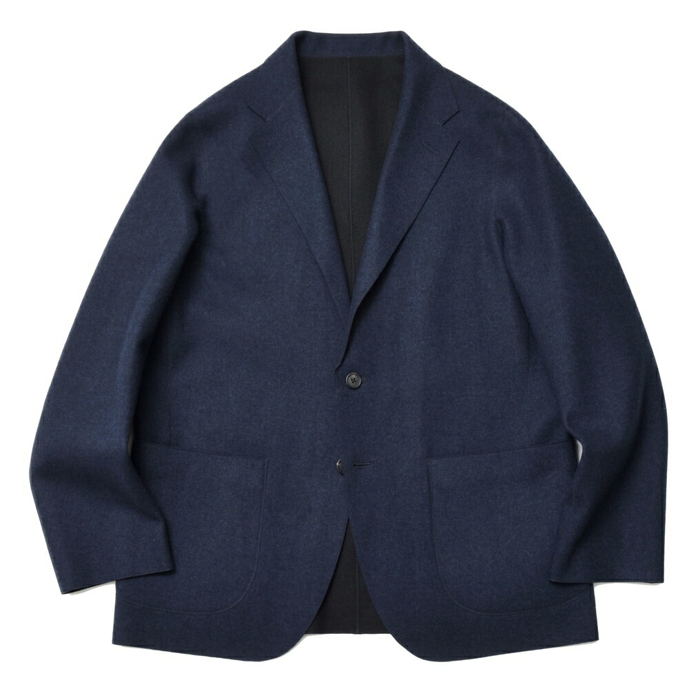 garoh（ガロウ）jacket02 ウールカシミアフランネル2B上衣 17042801189