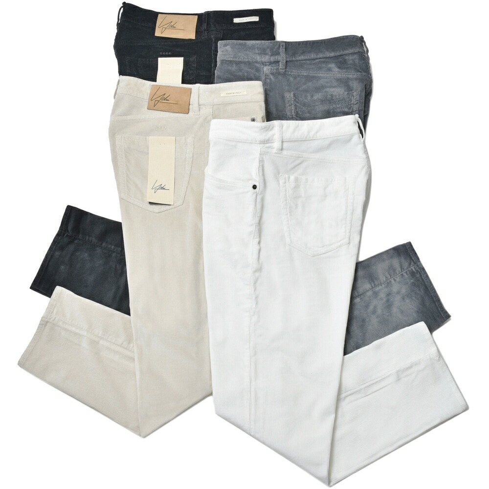 YCHAI（イカイ） ROBUSTOロブスト ウォッシュドストレッチコットンコーデュロイテーパードフィットパンツ YPUJF004-1TS0083TO 13042000161