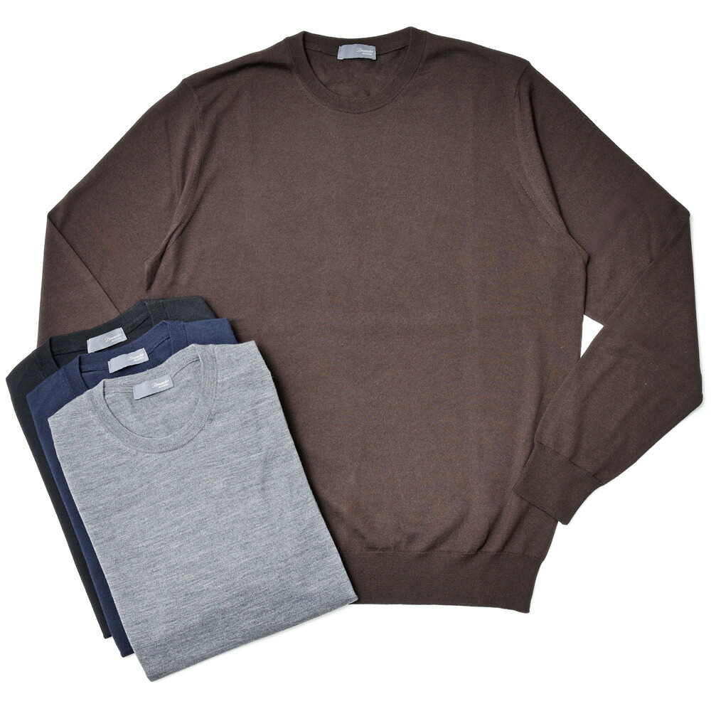 Drumohr MODERN（ドゥルモア モダン） メリノクルーネックニット D0D103 16046200027